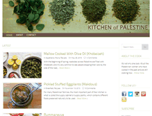 Tablet Screenshot of kitchenofpalestine.com